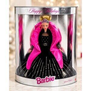 1998 Happy Holidays Barbie Special Edition Mattel New In Box Collector Doll NRFB